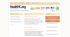 Desktop Screenshot of feednyc.org